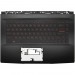 Клавиатура MSI GF63 8RD черная топ-панель с красной подсветкой#1859882
