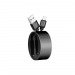Кабель USB-рулетка Hoco U23 Micro 92см черный#1648315