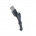 Кабель USB Hoco U34 2в1 Apple+Micro серый 0,25м#1189642