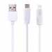 Кабель USB Hoco X1 2в1 Apple+Micro белый 1м#1648320