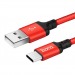 Кабель USB Hoco X14 Type-c красно-черный 1м#1189480
