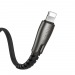 Кабель USB - Apple lightning Hoco U58 Core, 120см (black)#1635517