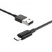 Кабель USB - micro USB Hoco X23 Skilled для HTC/Samsung (100 см) (black)#330186