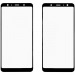 Стекло для переклейки Samsung A750F Galaxy A7 (2018) (черный)#375656