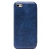 Чехол-книжка - BC002 для Apple iPhone 5/iPhone 5S/iPhone SE (blue) откр.вбок#331566