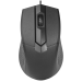 Мышь оптическая DEFENDER Optimum MB-270, черный, USB, 3 кнопки,1000 dpi, Тип сенсора: оптический, Длина кабеля: 1.5±5% м (1/40)#331956