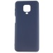 Чехол-накладка Zibelino Soft Matte для Xiaomi Redmi Note 9S (синий)#335957