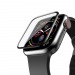Защитное стекло Hoco для Apple Watch 44mm, толщина 0.15мм, цвет черный#1648329
