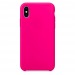 Чехол Silicone Case для iPhone XS MAX Неоново-розовый#405313