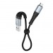 Кабель USB - micro USB Hoco X38 Cool Charging (25 см) (black)#338437