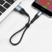 Кабель USB - micro USB Hoco X38 Cool Charging (25 см) (black)#1984449