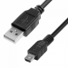 Кабель USB - Mini USB (черный) 1м#1976128