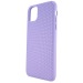 Чехол-накладка Zibelino c перфорацией для Apple IPhone 11 Pro (фиолетовый)#343040