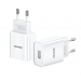                         Сетевое ЗУ USB USAMS T21 1USB/2.1A + кабель Type-C (белый)*#1386897