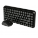                     Беспроводной комплект клавиатура+мышь мультимедийный с круглыми клав. Smartbuy 626376AG черный#1785756