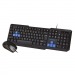                     Проводной мультимедийный комплект клавиатура+мышь Smartbuy 230346 ONE черно-синий#348276