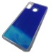                                 Чехол пластиковый Samsung A30 песок в воде неоновый синий*#1895832