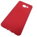                                 Чехол силиконовый матовый Samsung A5 2016 (A510) красный #1762696