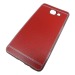                                 Чехол силиконовый Samsung А5 2017 (А520) под кожу со строчкой красный*#1862700