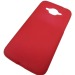                                 Чехол силиконовый матовый Samsung J2 2016 (J210) красный#1766600