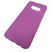                                 Чехол силиконовый матовый Samsung S8+ розовый #1801543