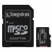 Карта памяти MicroSD 64GB Kingston Class 10 Canvas Select Plus A1 (100 Mb/s) + SD адаптер#2093679