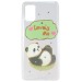 Чехол-накладка SC для  Samsung A41 прозрачный панда Lovely Me#634912