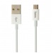 Кабель USB - micro USB Hoco X23 Skilled для HTC/Samsung (100 см) (white)#383673