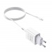 Адаптер сетевой Hoco C81A + кабель Micro usb 1м, цвет белый#1727510
