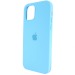 Чехол-накладка - Soft Touch для Apple iPhone 12/iPhone 12 Pro (light blue)#355794