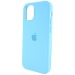 Чехол-накладка - Soft Touch для Apple iPhone 12 mini (light blue)#355771