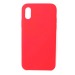                                     Чехол iPhone X Silicone Case без логотипа и покрытием Soft touch (014) красный  #1925695