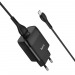Сетевое зарядное устройство Hoco C72Q, (QC 3.0), 1USB+кабель Micro, цвет черный#1721202