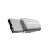 Адаптер Micro USB - Type-C Borofone BV4 (серебро)#1647461