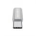 Адаптер Micro USB - Type-C Borofone BV4 (серебро)#1647463