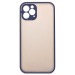 Чехол-накладка - PC041 для Apple iPhone 12 Pro Max (dark blue/black)#379252