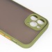 Чехол-накладка - PC041 для Apple iPhone 12 Pro Max (green/black)#1627357