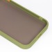 Чехол-накладка - PC041 для Apple iPhone 12 Pro Max (green/black)#1627359