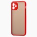 Чехол-накладка - PC041 для Apple iPhone 12 (red/black)#1900111
