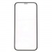 Защитное стекло iPhone 12 Pro Max 6D Premium (тех упаковка) 0.2mm Черное#417780