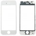 Стекло iPhone 5 + рамка + OCA белое Оригинал#408592