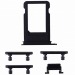 Набор iPhone 6 (4.7) Держатель сим черный+толкатель кнопки громкости и блокировки                                                                       #410095