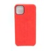 Чехол iPhone 11 Alcantara Case в упаковке Красный#401275
