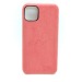 Чехол iPhone 11 Pro Max Alcantara Case в упаковке Красная Ягода#406062