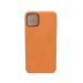 Чехол iPhone 11 Pro Max Alcantara Case в упаковке Оранжевый#403637