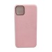 Чехол iPhone 11 Pro Max Alcantara Case в упаковке Розовый#403638