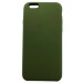 Чехол iPhone 6/6S Silicone Case №48 в упаковке Темно-Зеленый#1770796