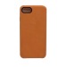 Чехол iPhone 7/8/SE (2020) Alcantara Case в упаковке Оранжевый#403627