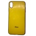 Чехол iPhone X/XS Силикон Кейс Глянцевый Желтый#1772989
