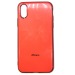 Чехол iPhone X/XS Силикон Кейс Глянцевый Оранжевый#1773004